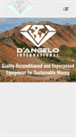 Mobile Screenshot of dangelointernational.com